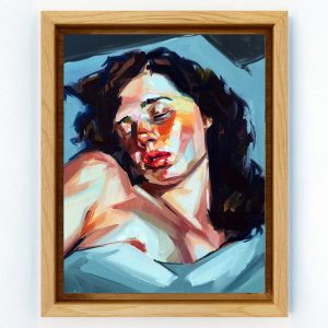 Profile, Orange Cheek - 18x14cm.