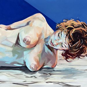 Blue Above the Skin. - 30 x 42 cm